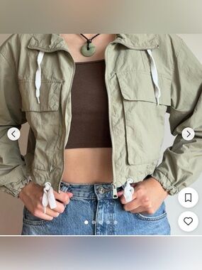 Sage Green utility jacket